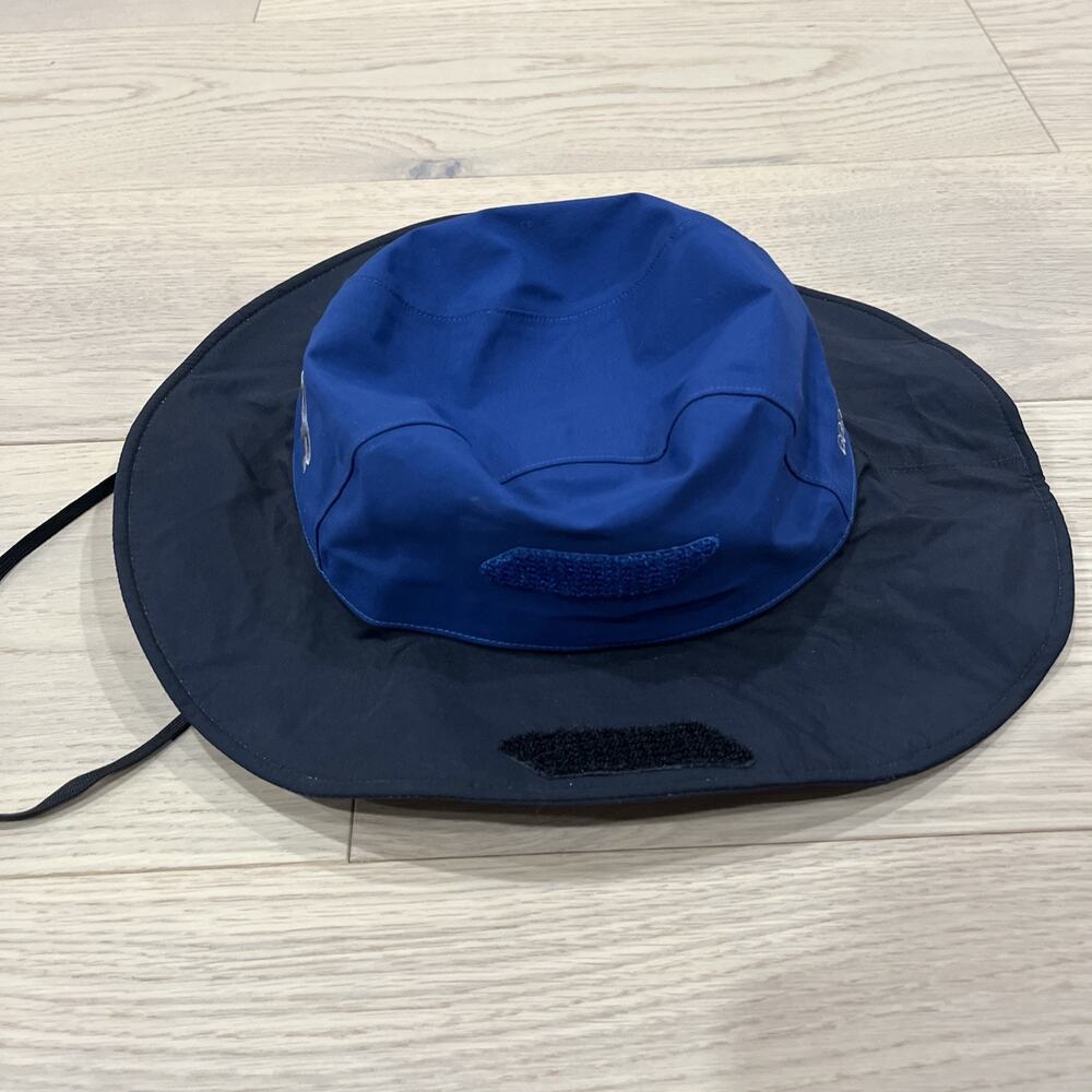 Outdoor Research OR Gore-Tex Blue / Black Sombrero Boonie Bucket Hat Size Small - Picture 4 of 9